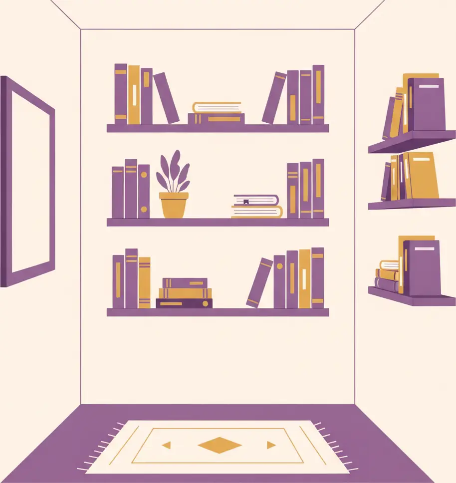 Ideas para organizar una biblioteca personal pequeña