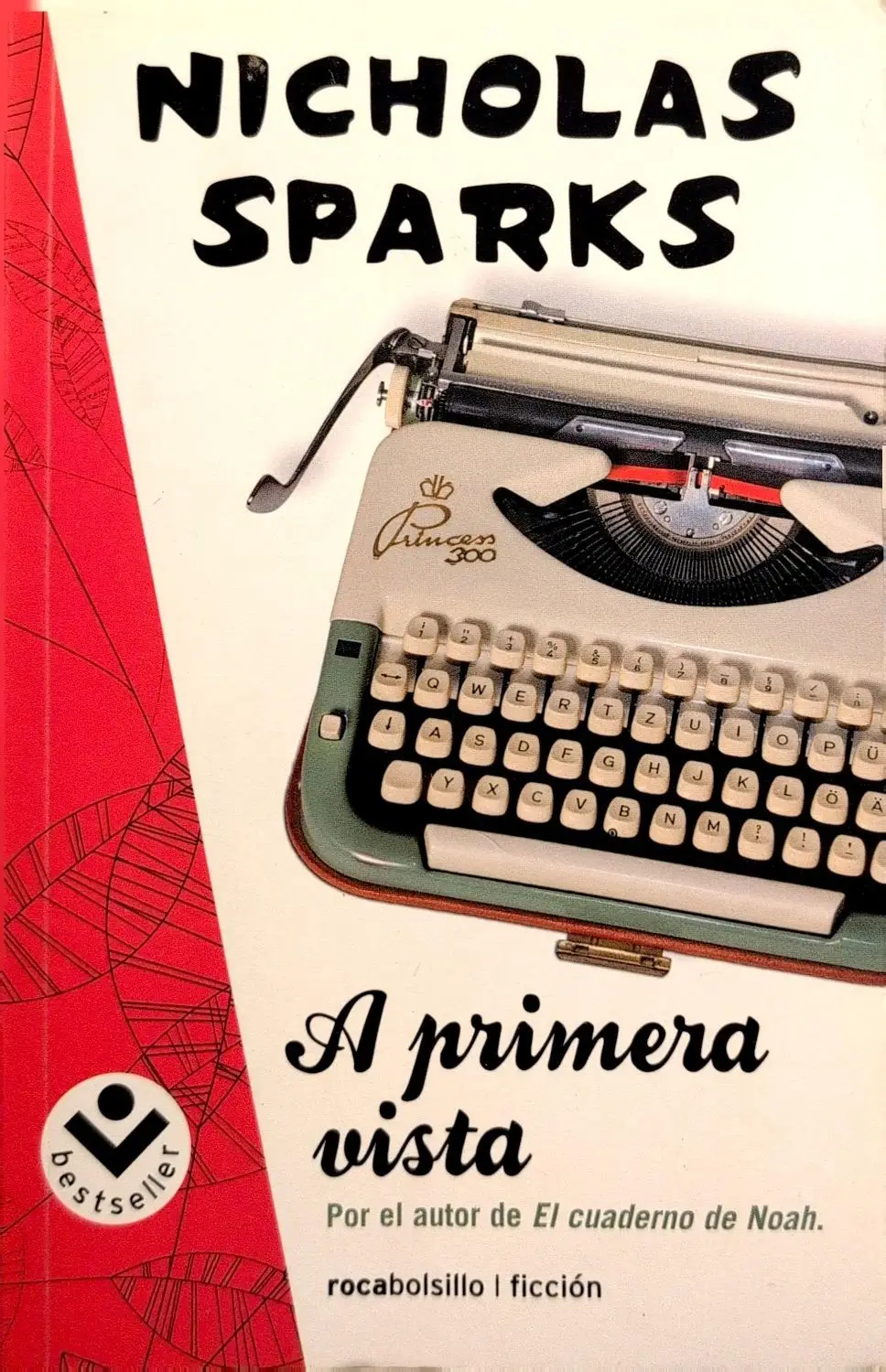 Portada de A primera vista de Nicholas Sparks