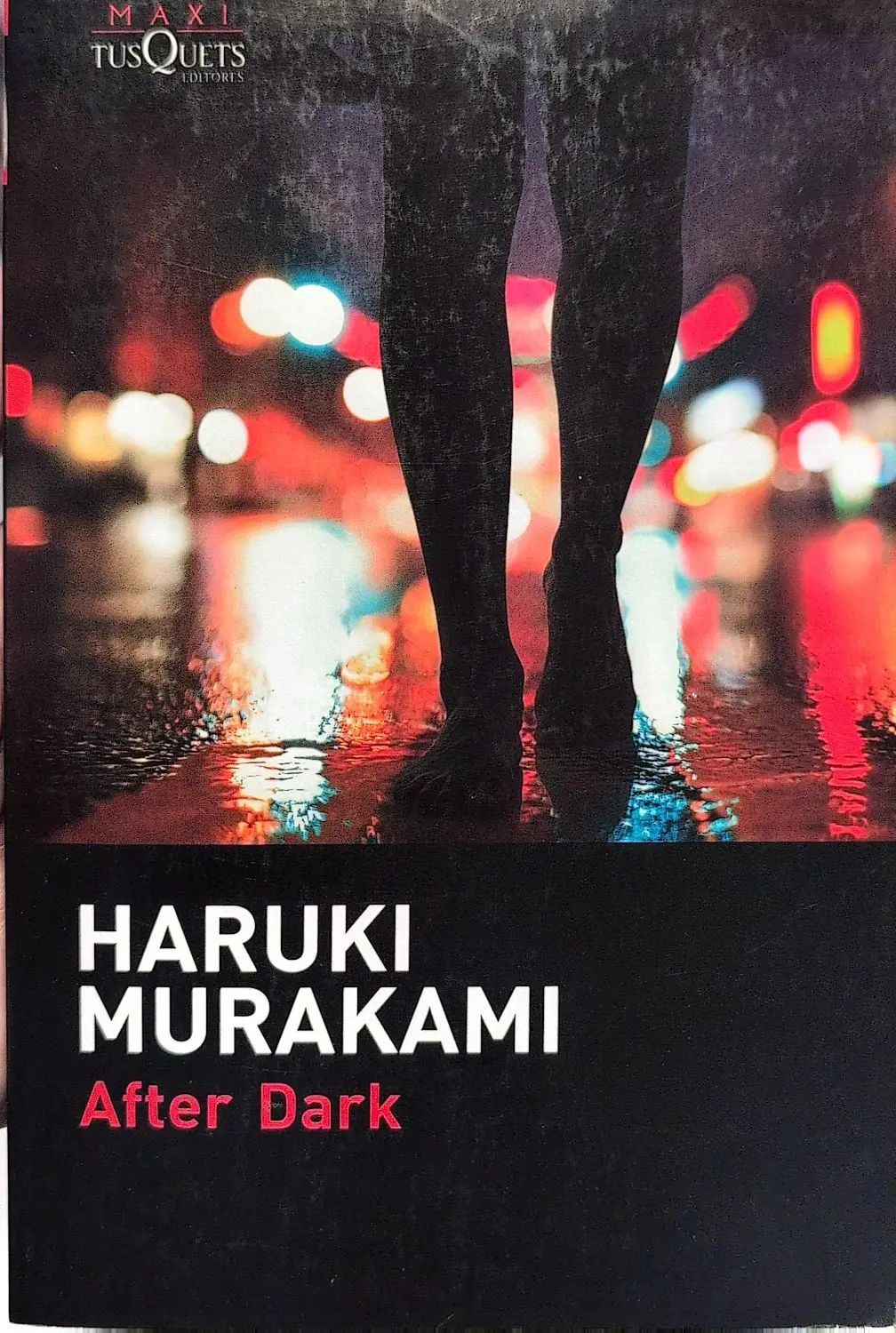 Portada de After Dark de Haruki Murakami