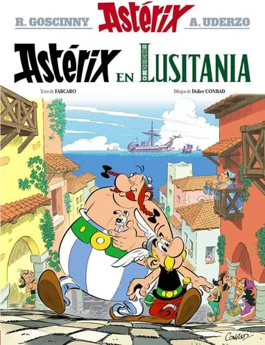 Portada de Astérix en Lusitania de Fabcaro