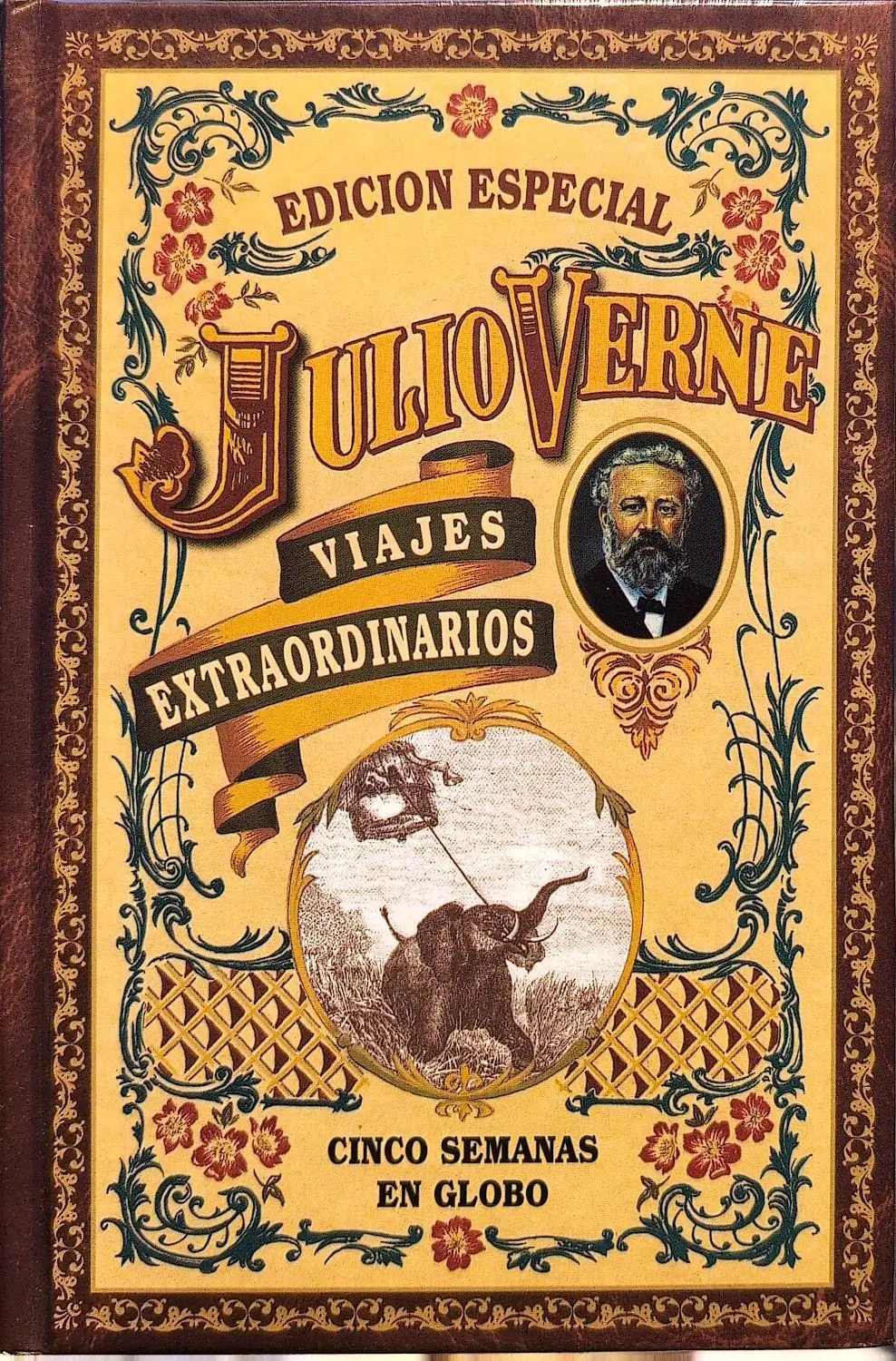 Portada de Cinco semanas en globo de Julio Verne