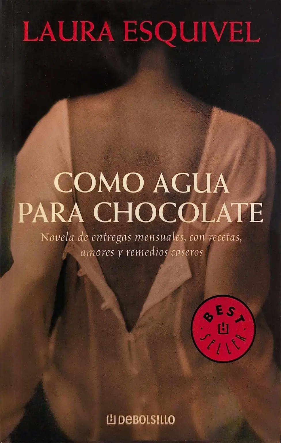 Portada de Como agua para chocolate de Laura Esquivel