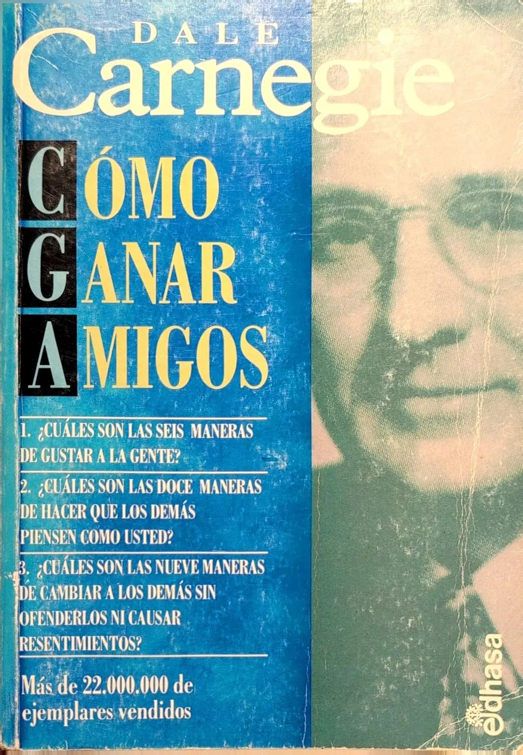 Portada de Cómo ganar amigos e influir sobre las personas de Dale Carnegie