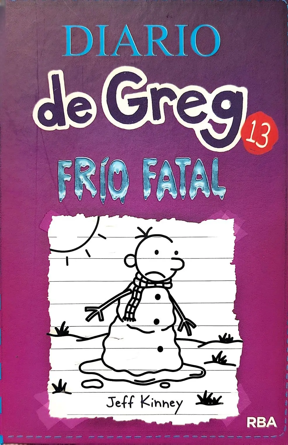 Portada de Diario de Greg 13: Frío fatal de Jeff Kinney