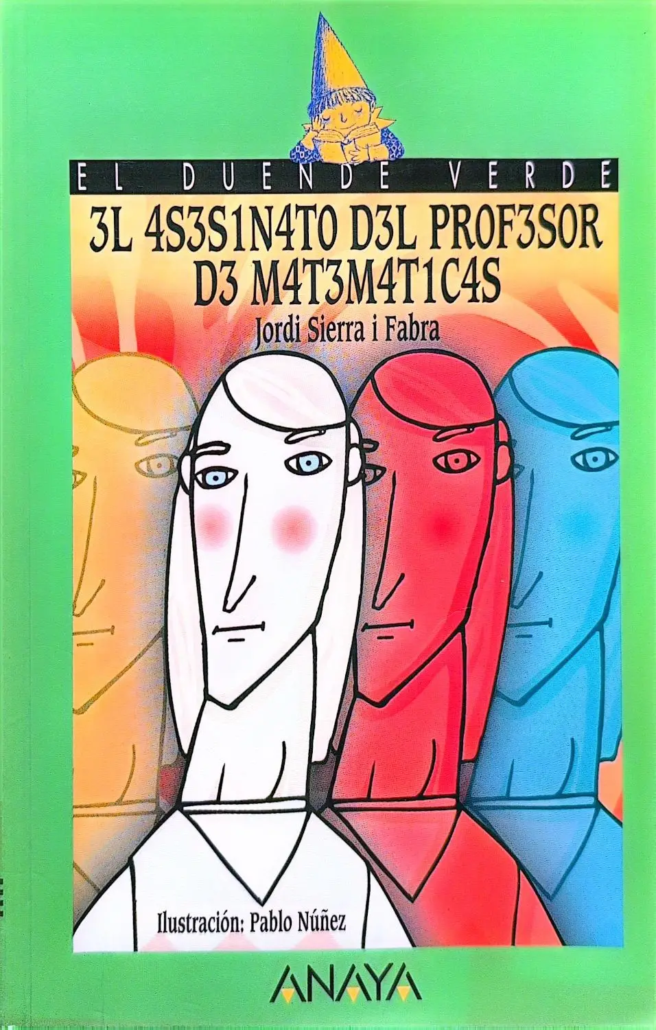 Portada de El asesinato del profesor de matemáticas de Jordi Sierra i Fabra