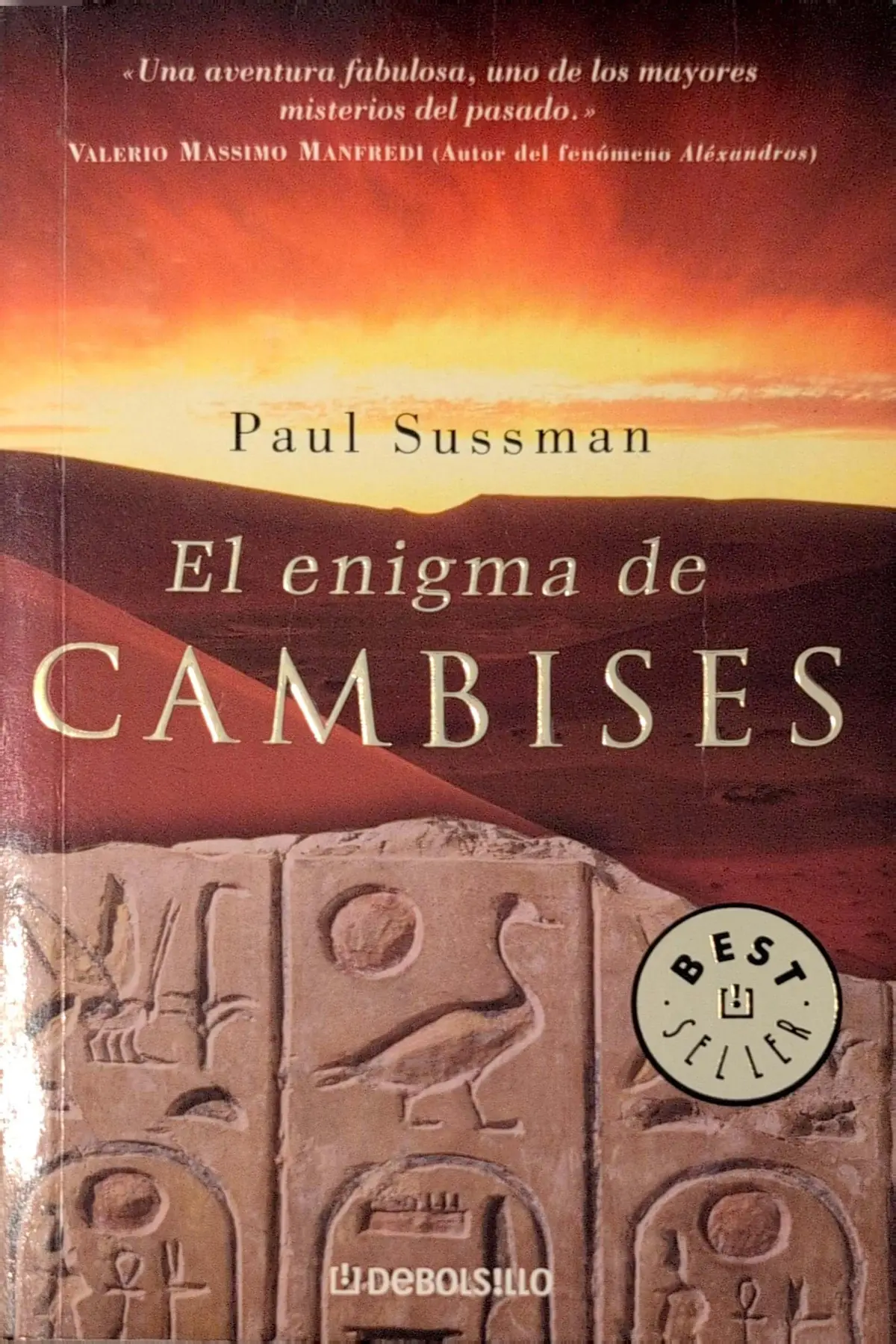 Portada de El enigma de Cambises de Paul Sussman