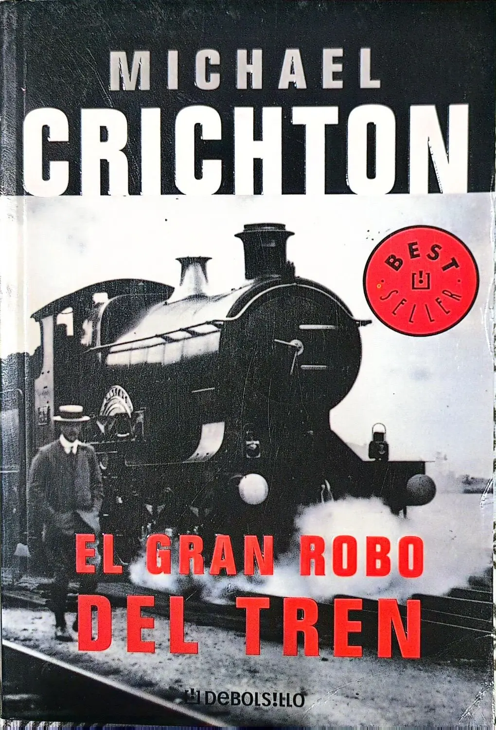 Portada de El gran robo del tren de Michael Crichton