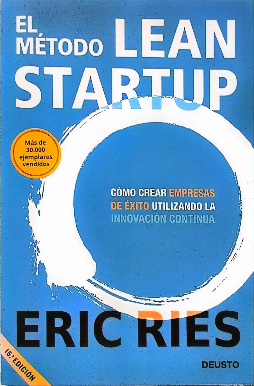 Portada de El método Lean Startup de Eric Ries
