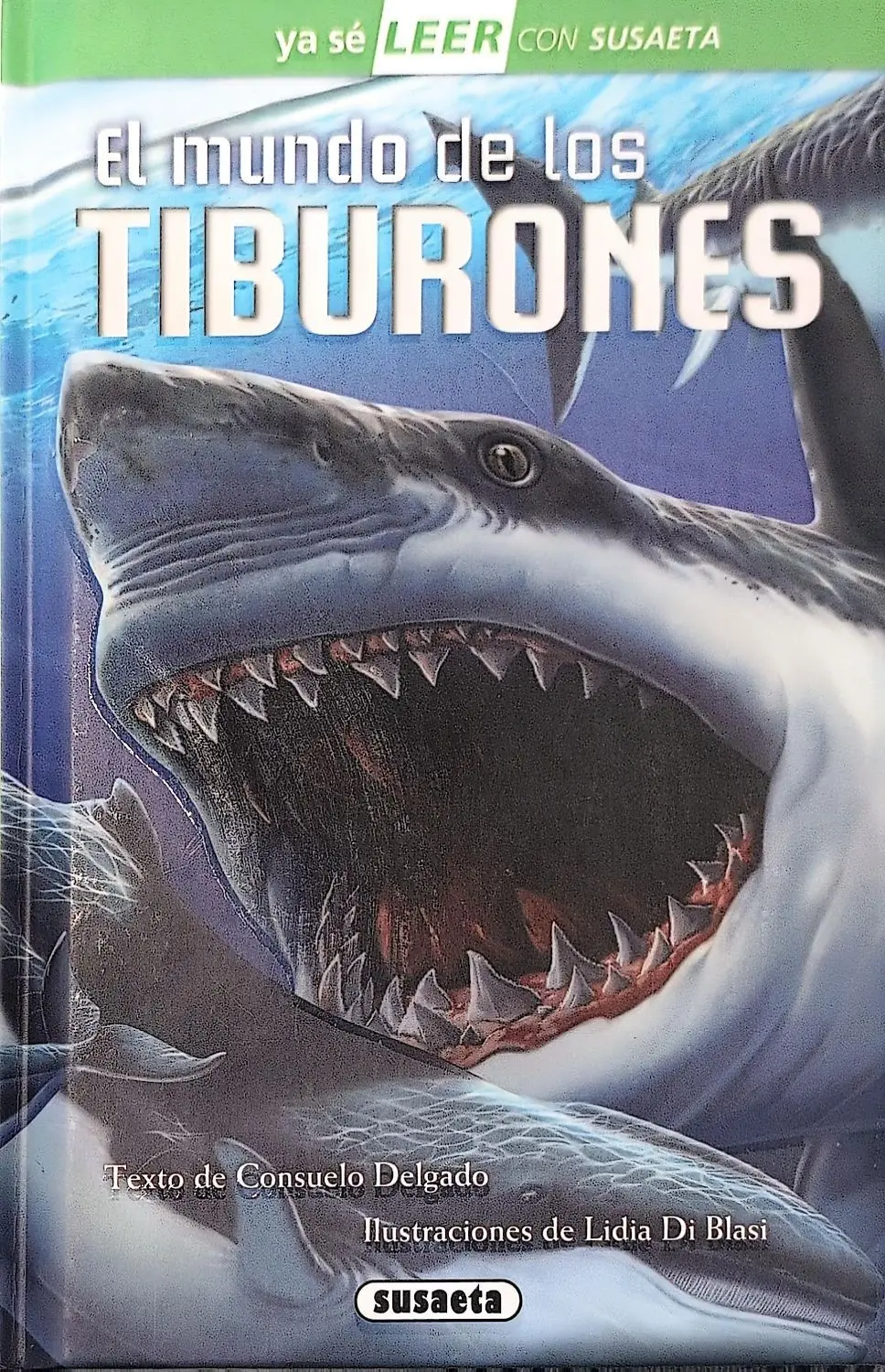Portada de El mundo de los tiburones de Susaeta Ediciones