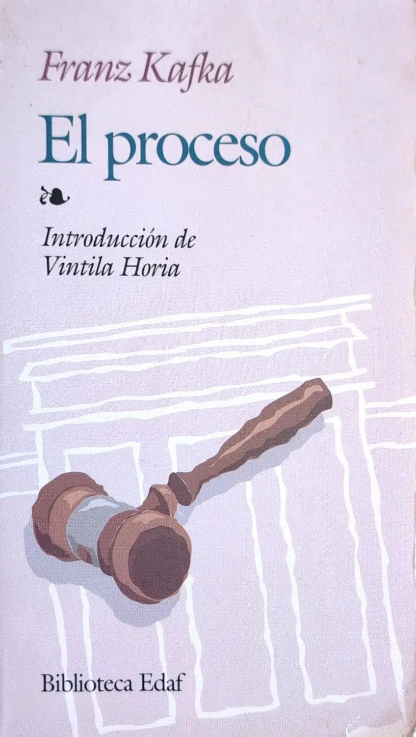 Portada de El proceso de Franz Kafka