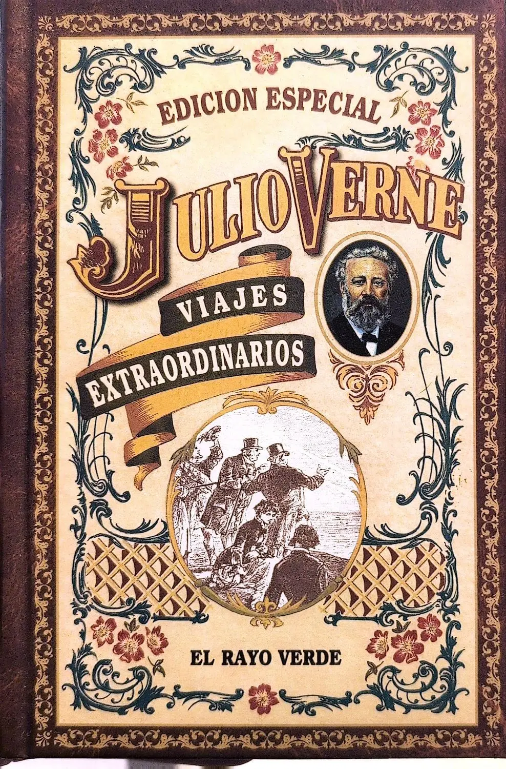 Portada de El rayo verde de Julio Verne