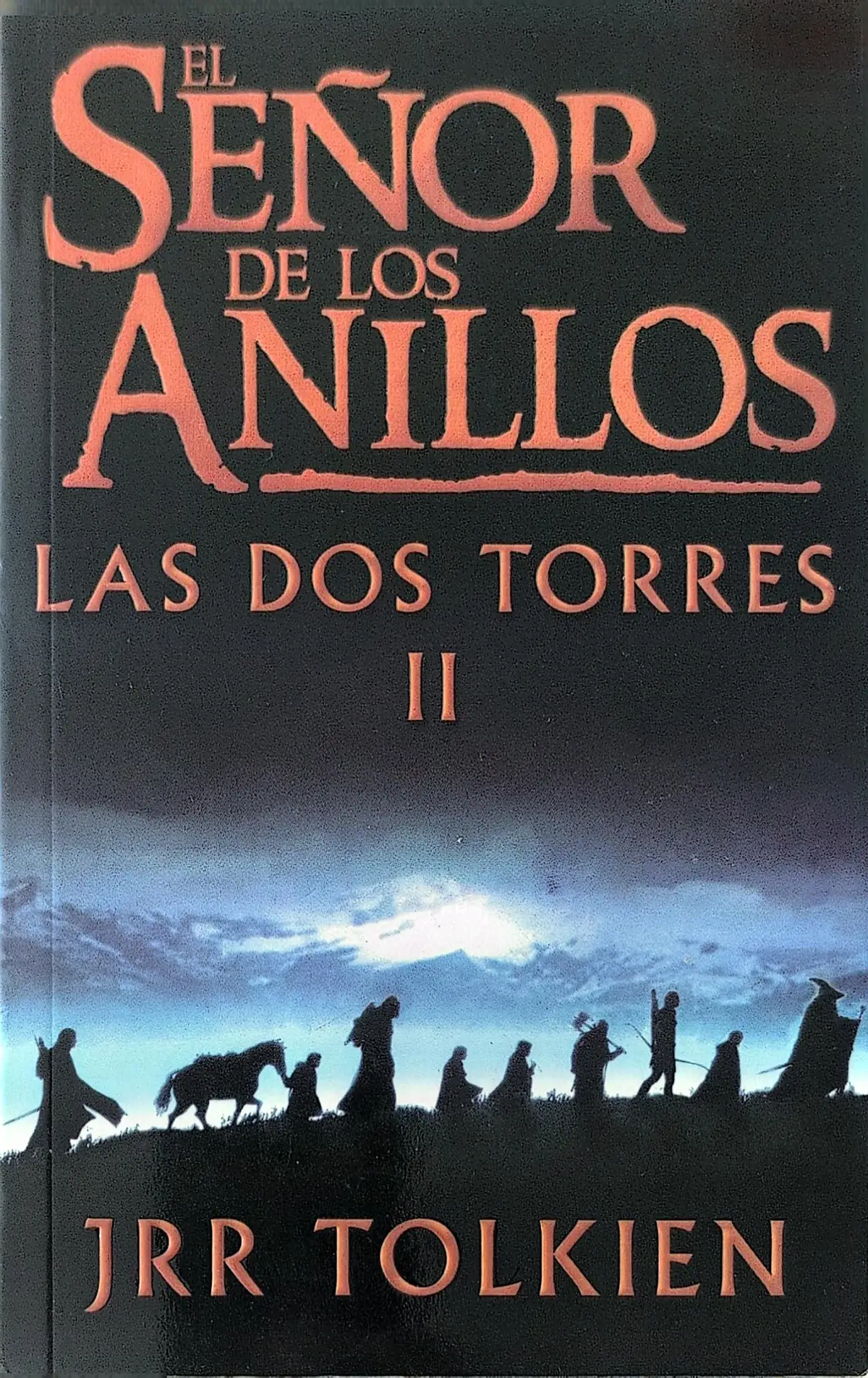 Portada de El señor de los anillos 2 - Las dos torres de J. R. R. Tolkien