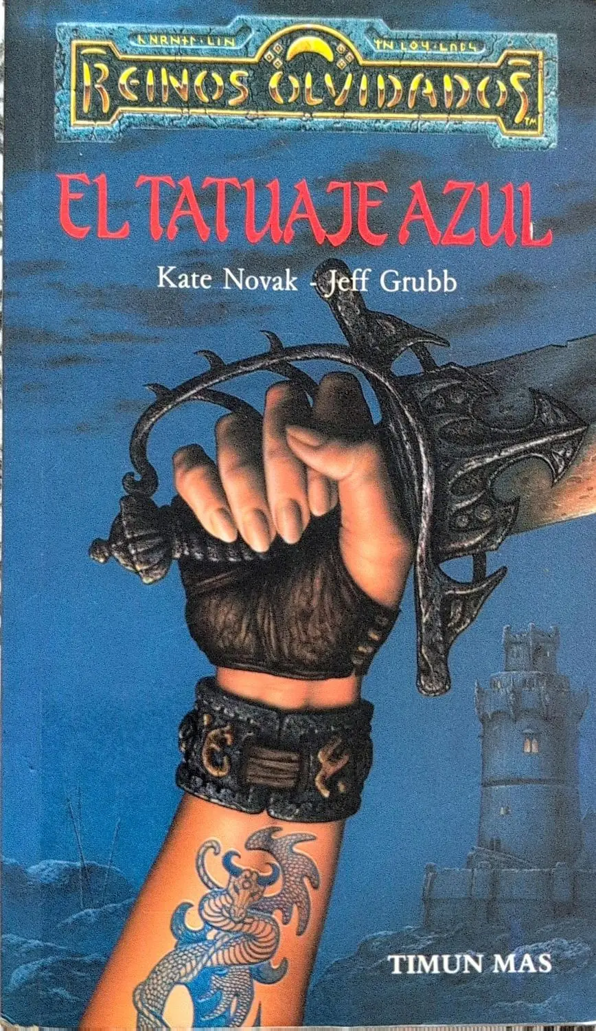 Portada de El Tatuaje Azul de Marisa García