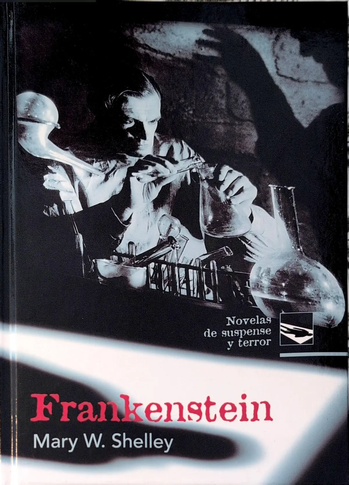 Portada de Frankenstein de Mary Shelley