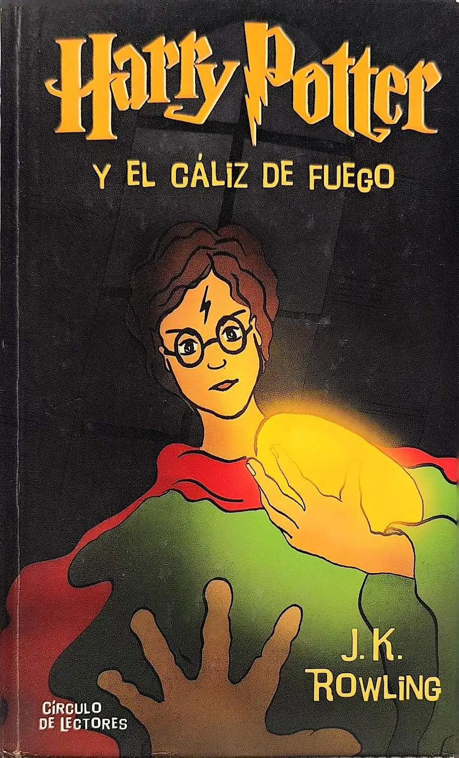 Portada de Harry Potter y el cáliz de fuego de J.K. Rowling