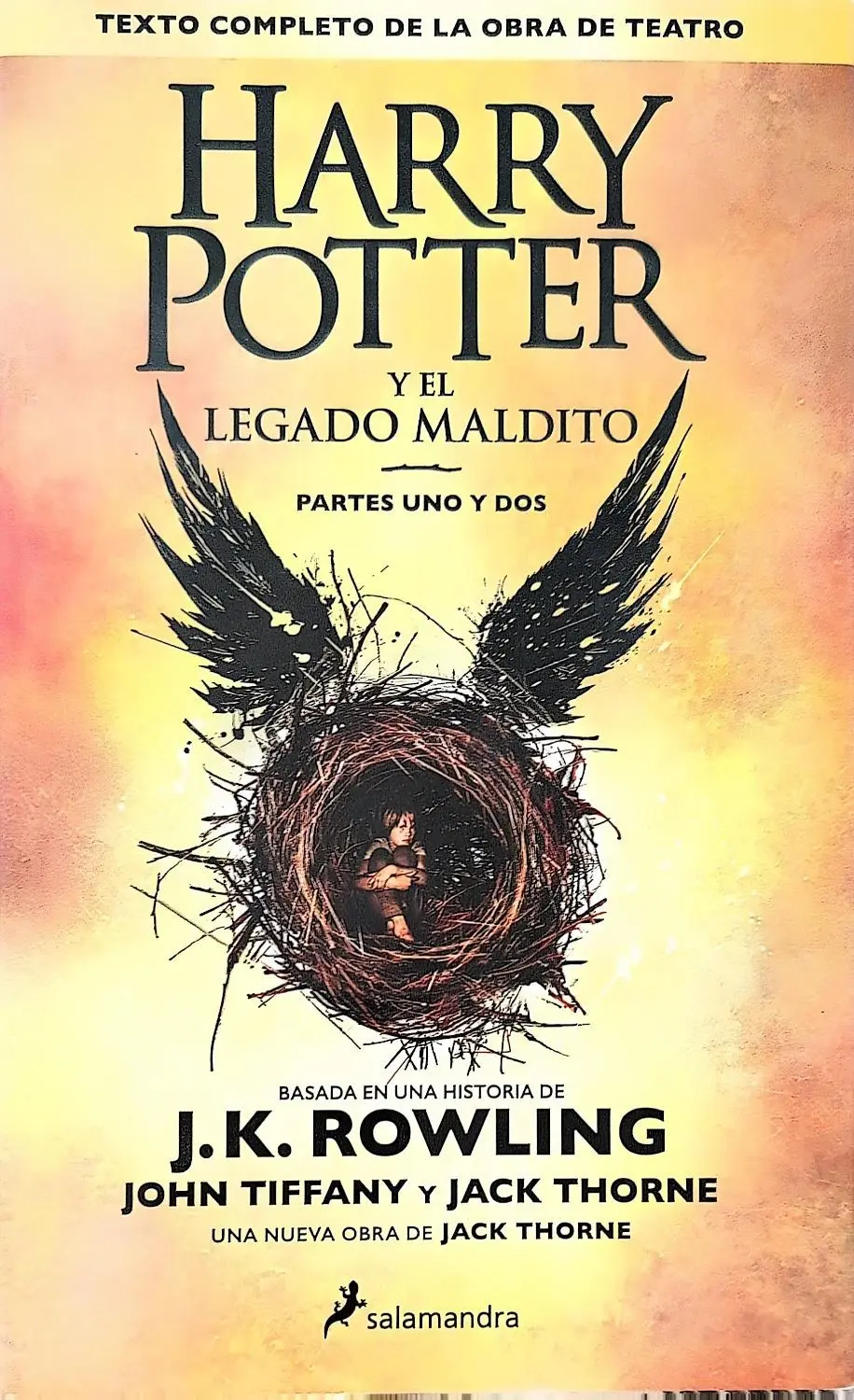 Portada de Harry Potter y el legado maldito Partes uno y dos de J.K. Rowling