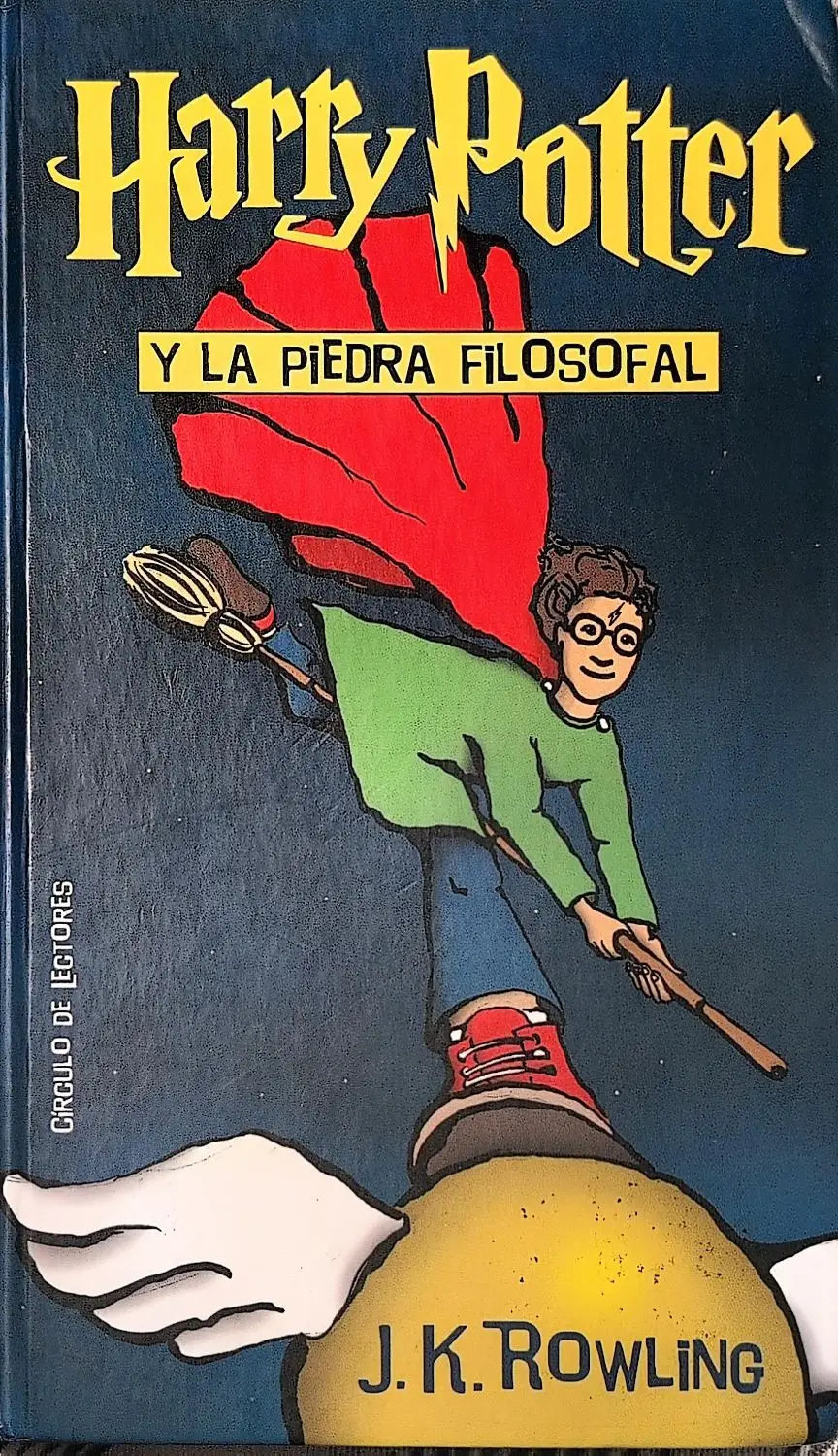 Portada de Harry Potter y la Piedra Filosofal de J.K. Rowling