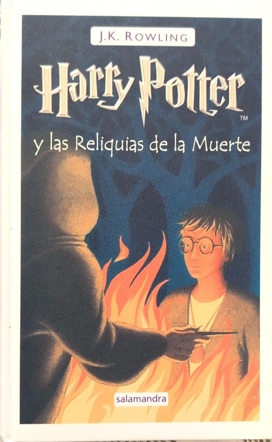 Portada de Harry Potter y las reliquias de la muerte de J.K. Rowling