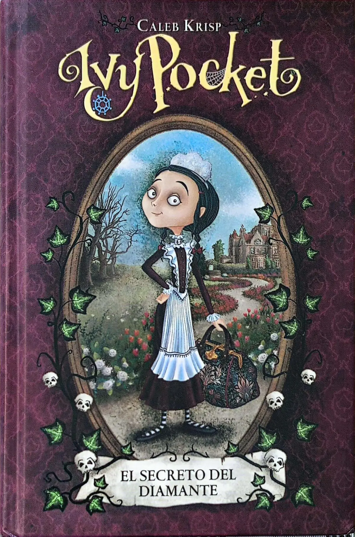 Portada de Ivy Pocket y el secreto del diamante de Caleb Krisp