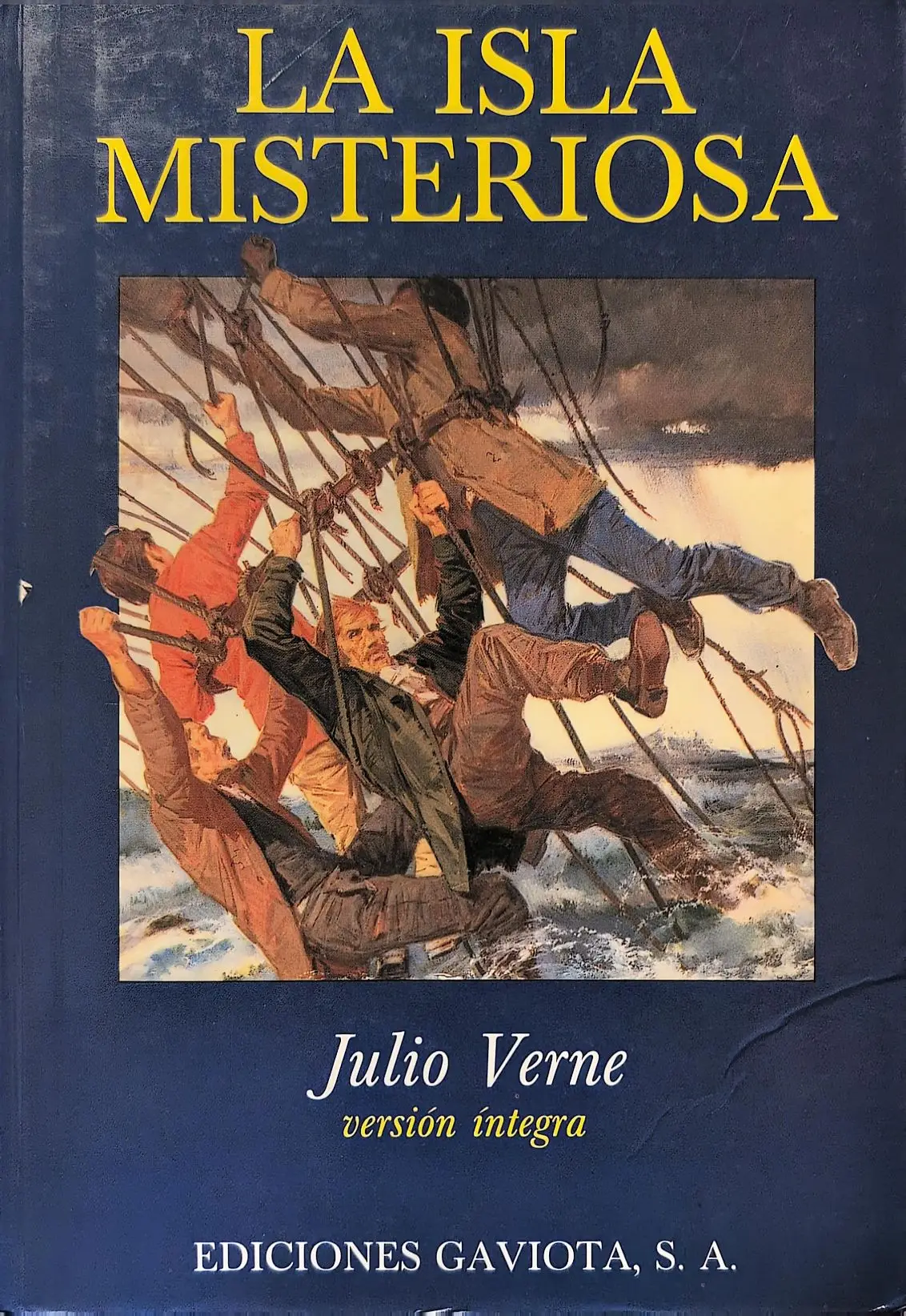 Portada de La isla misteriosa de Jules Verne