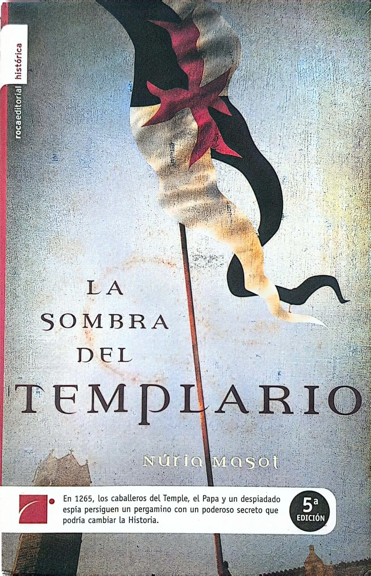 Portada de La Sombra del Templario de Guillermo Cabrera