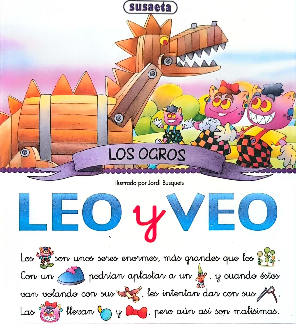 Portada de Leo y Veo: Los ogros de Editorial Susaeta