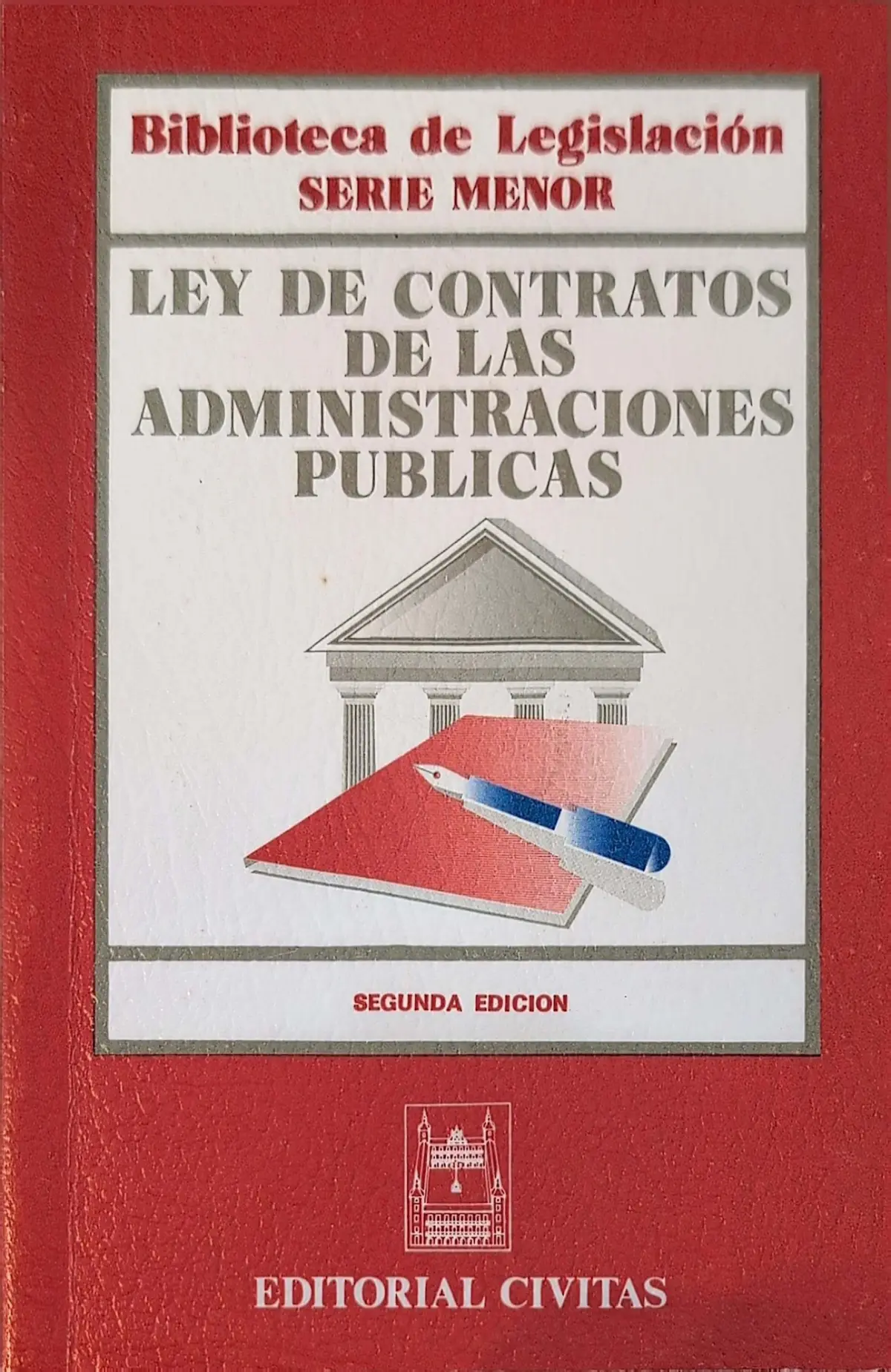 Portada de Ley de Contratos de Las Administraciones Públicas de Desconocido