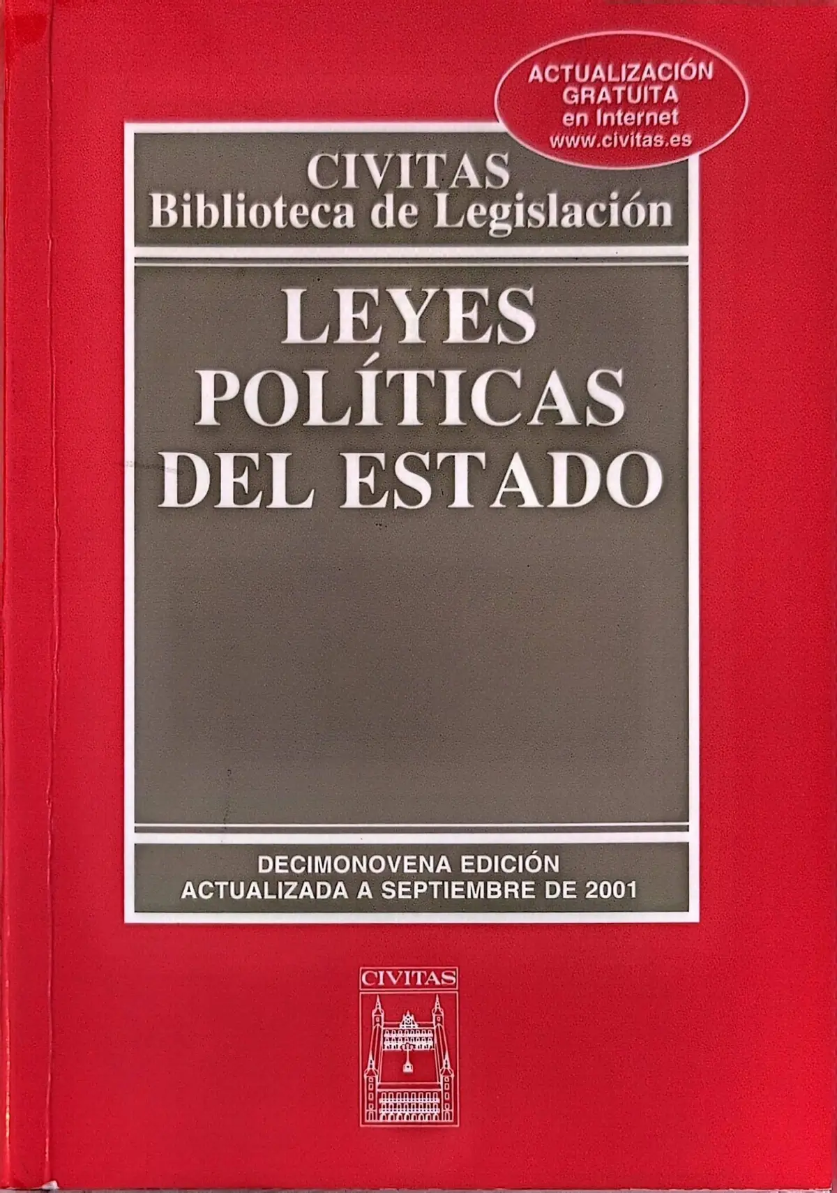 Portada de LEYES POLÍTICAS DEL ESTADO de Desconocido