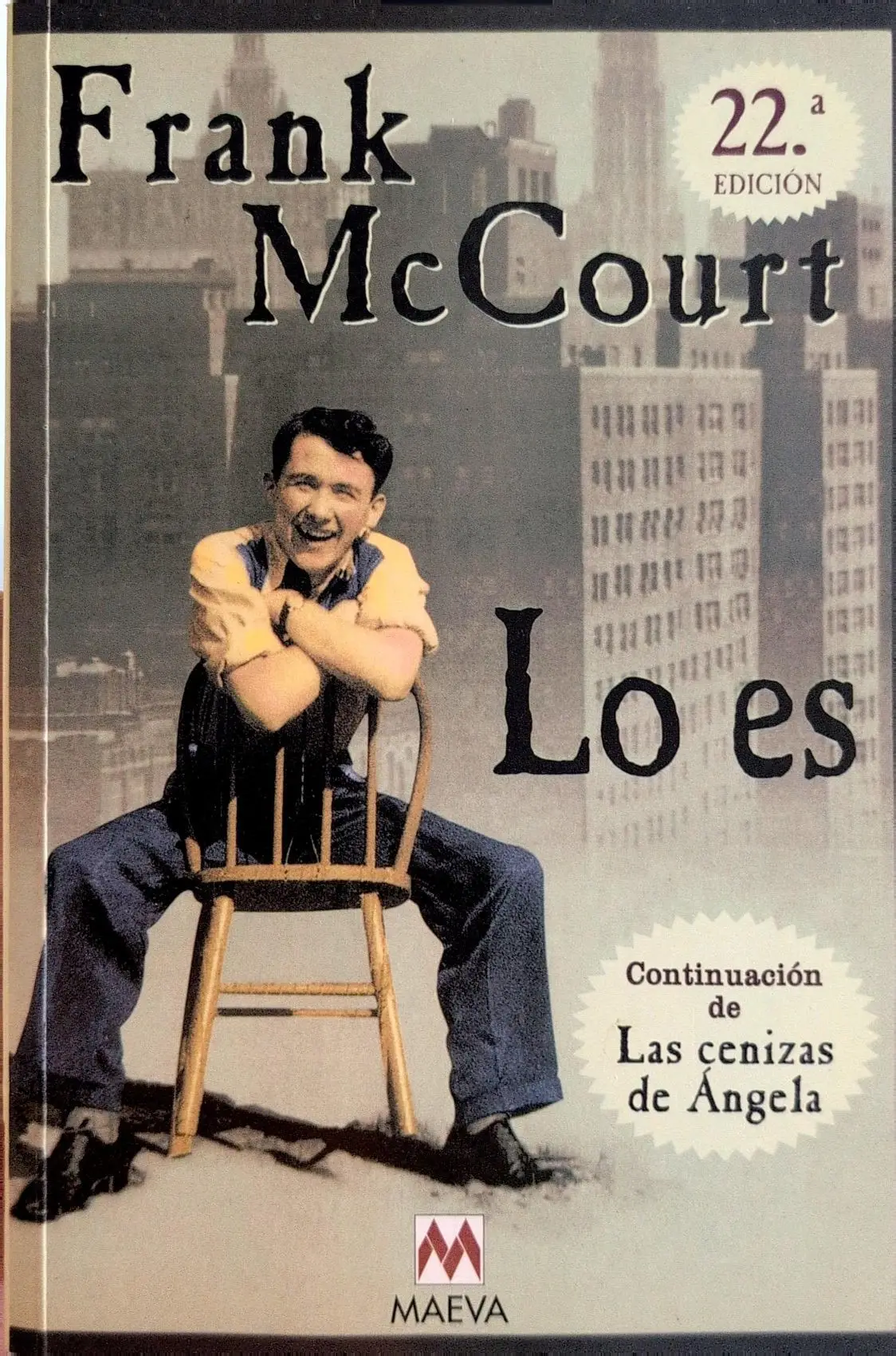 Portada de Lo es de Frank McCourt