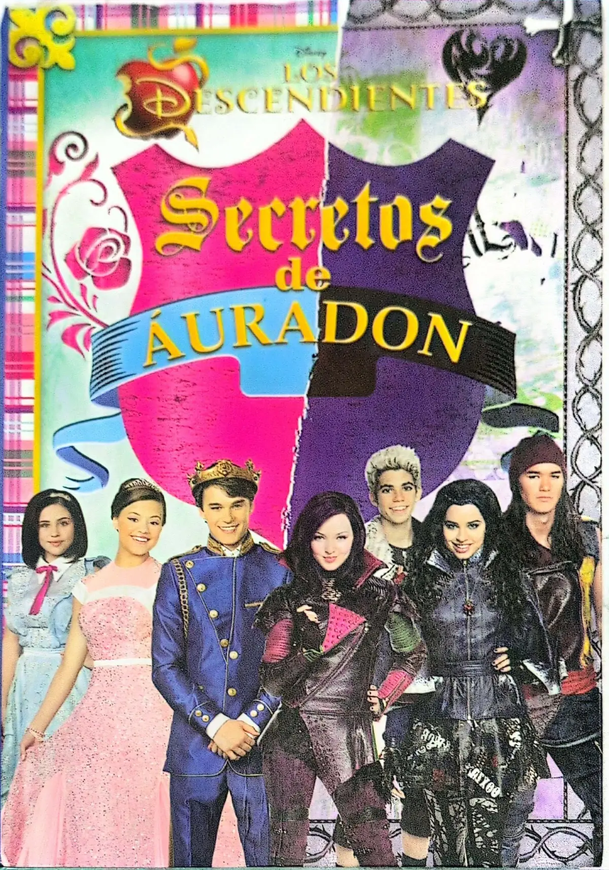 Portada de Los Descendientes. Secretos de Áuradon de Melissa de la Cruz