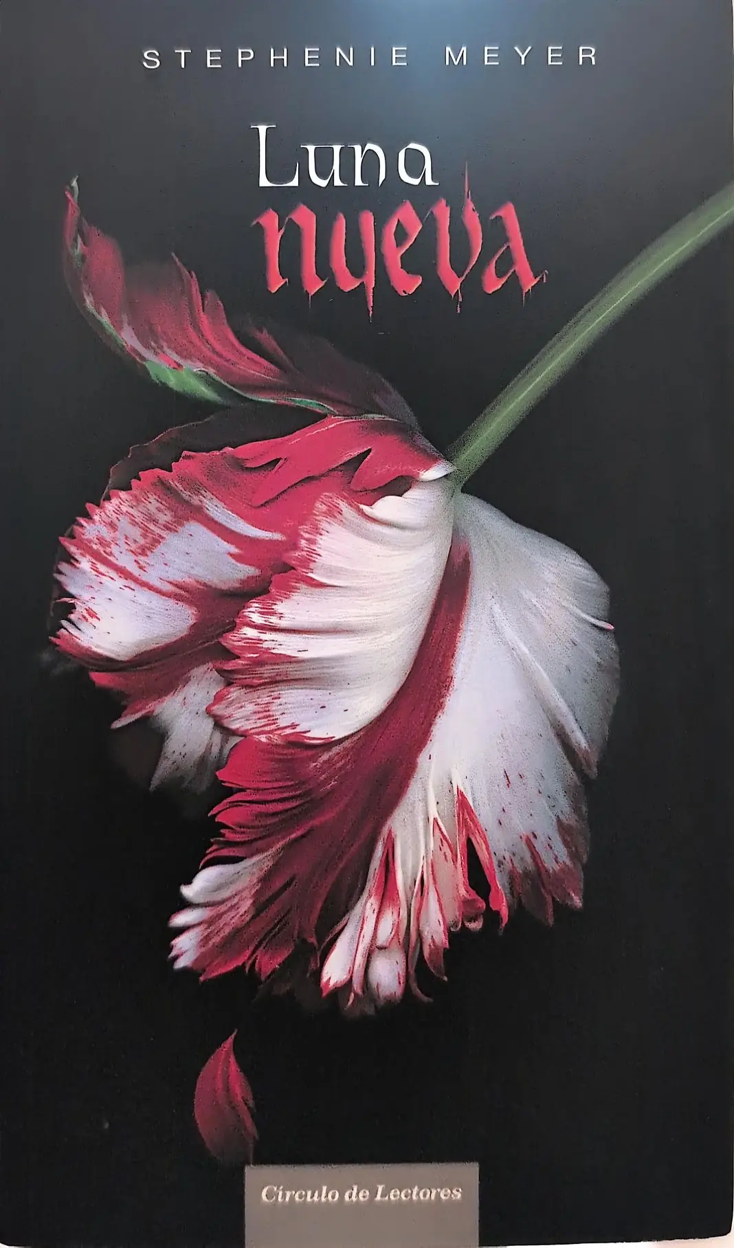 Portada de Luna nueva de Stephenie Meyer