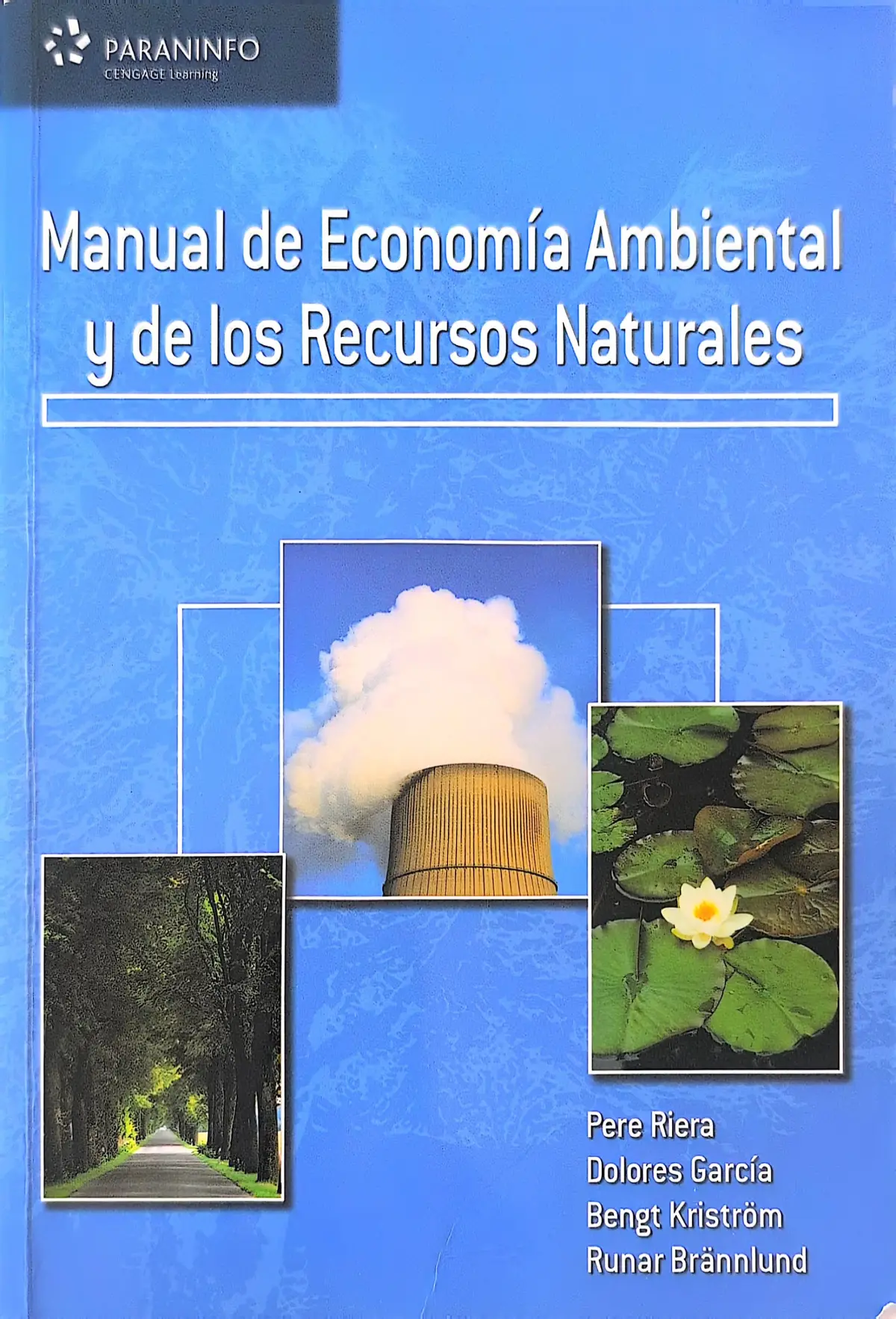Portada de Manual de economía ambiental y de los recursos naturales de Francisco Azqueta Oyarzun