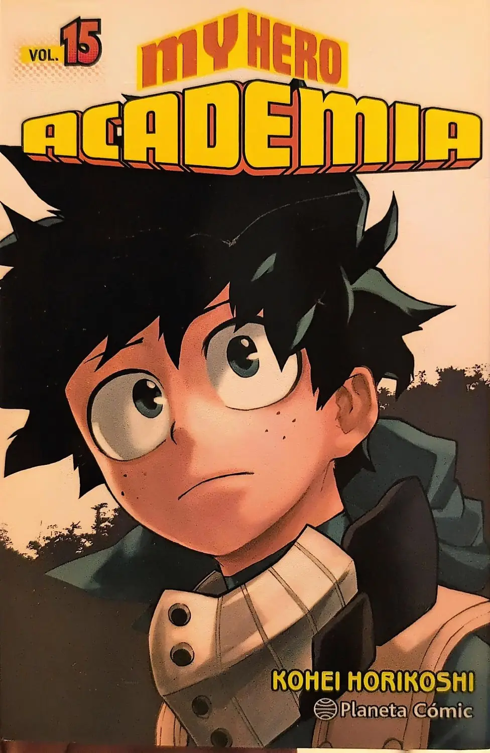 Portada de My Hero Academia 15 de Kohei Horikoshi