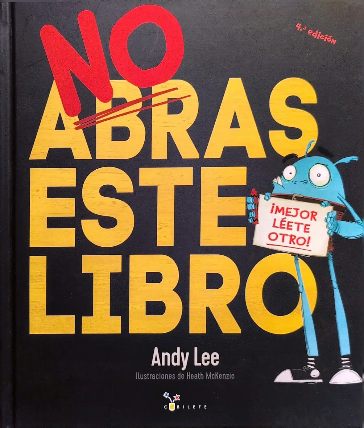 Portada de No abras este libro de Andy Lee