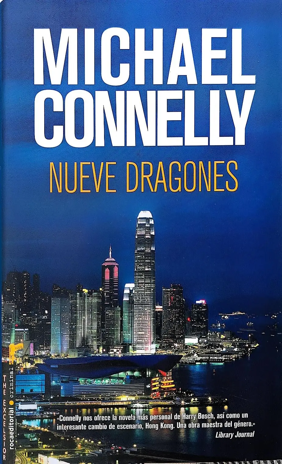 Portada de Nueve dragones de Michael Connelly