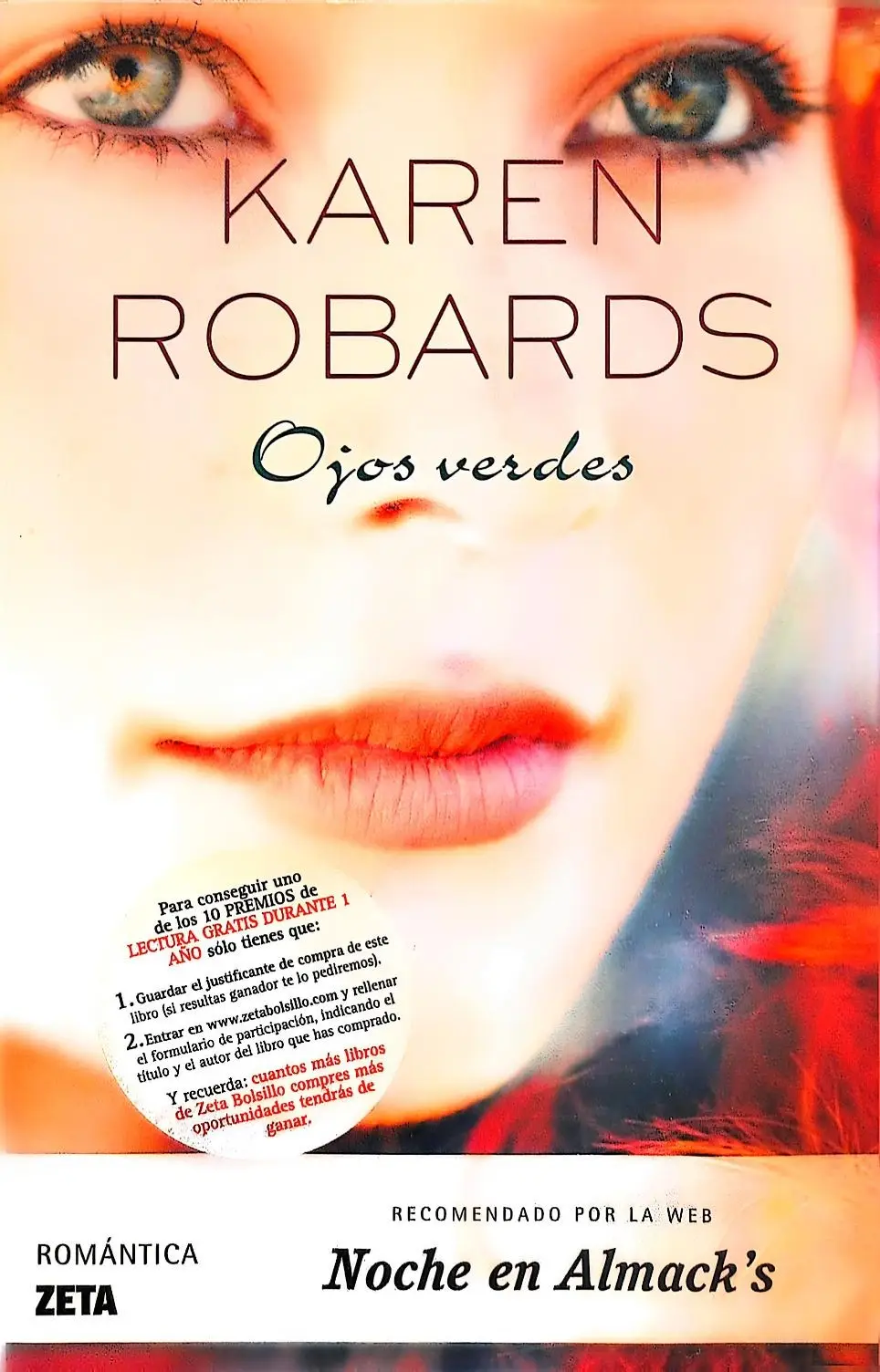 Portada de Ojos verdes de Nuria Pradas