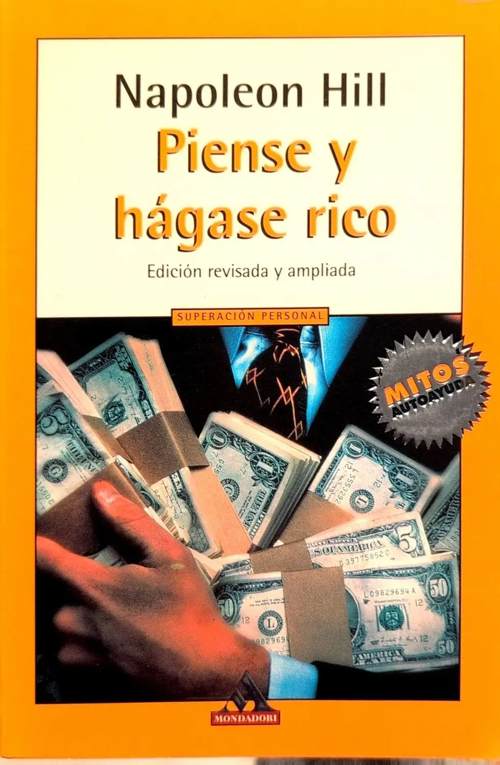 Portada de Piense y hágase rico de Napoleon Hill