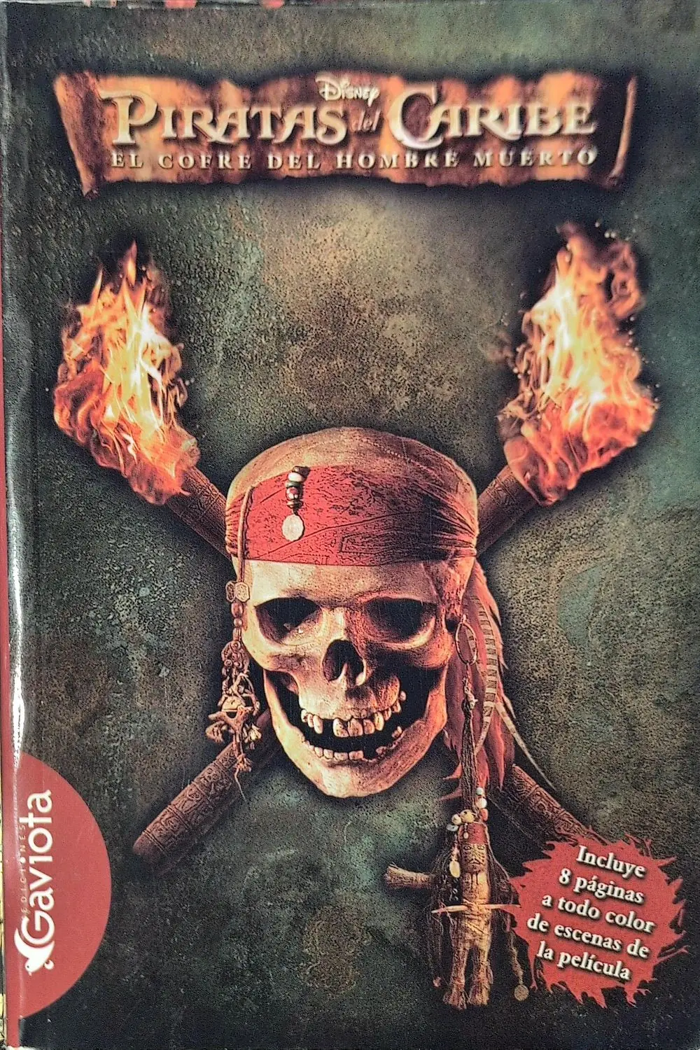 Portada de Piratas del Caribe: El cofre del hombre muerto de Tui T. Sutherland