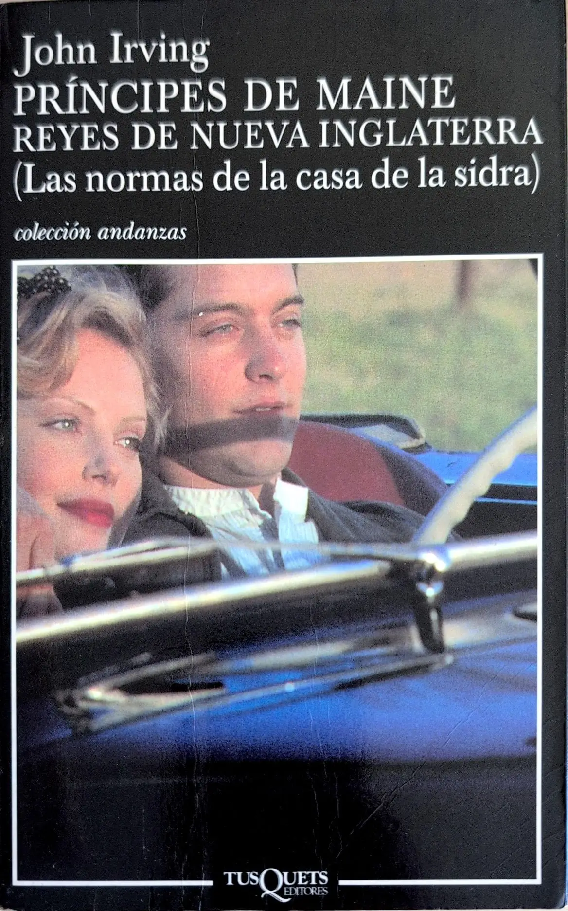 Portada de Príncipes de Maine Reyes de Nueva Inglaterra de John Irving