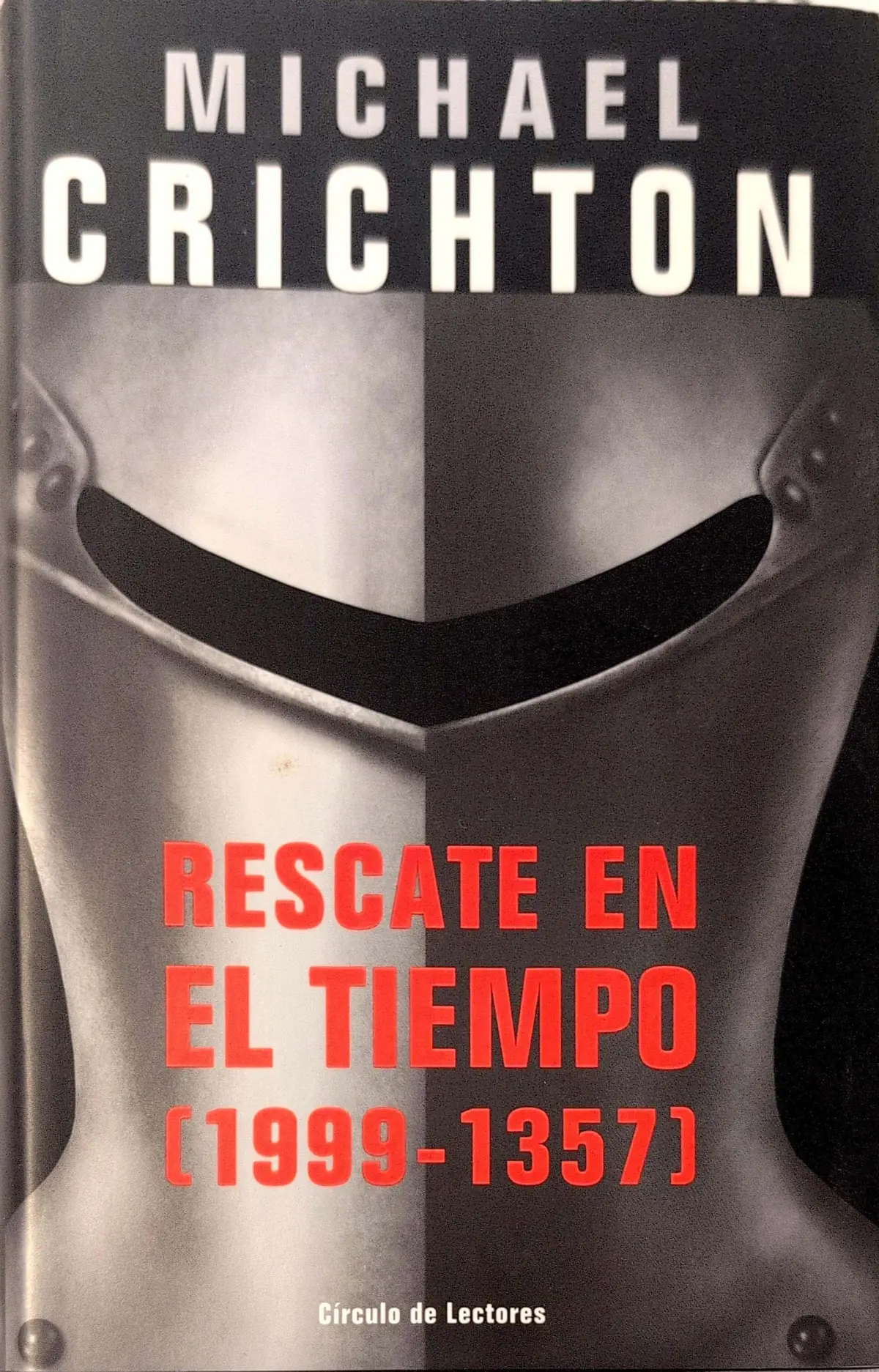 Portada de Rescate en el tiempo de Michael Crichton