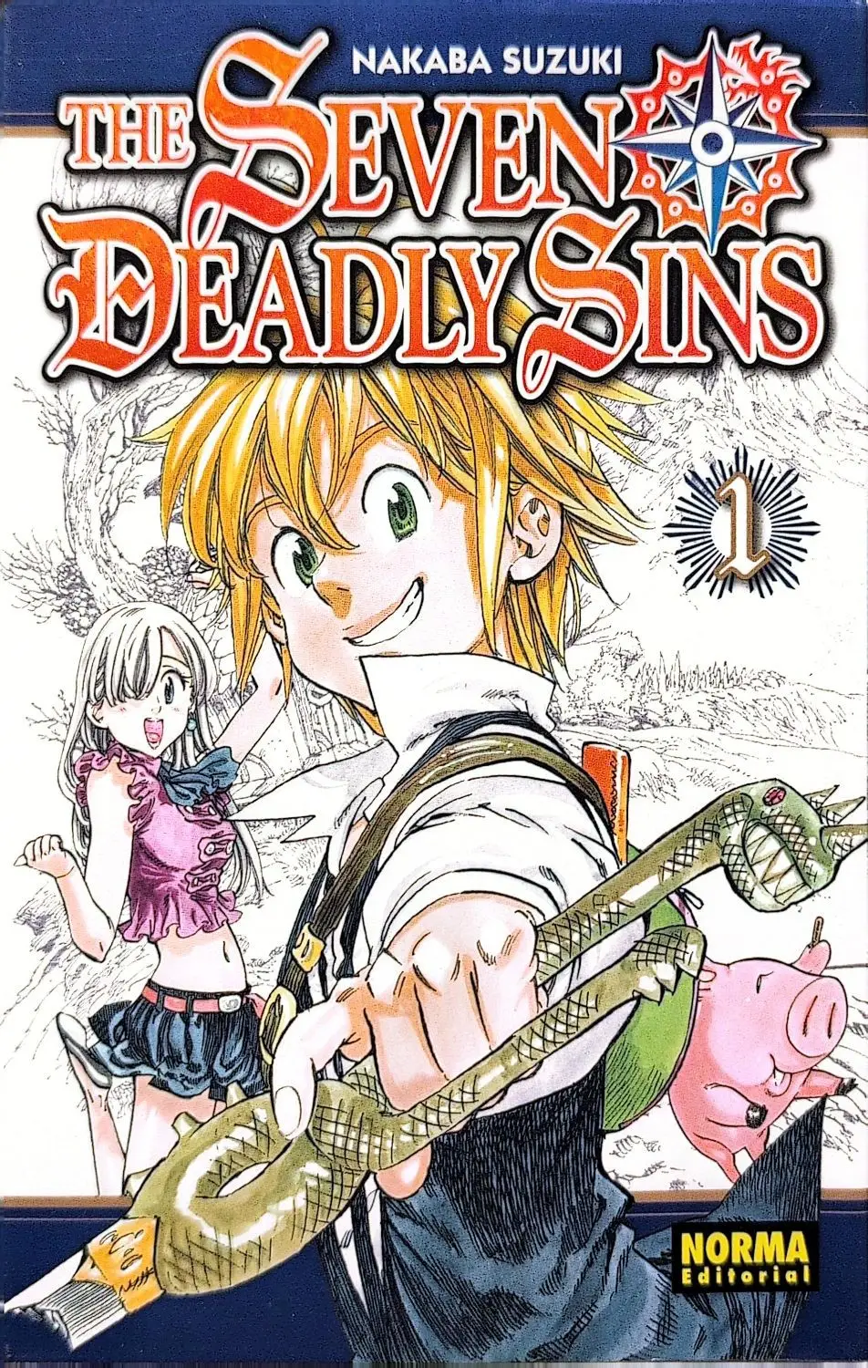 Portada de The Seven Deadly Sins 1 de Nakaba Suzuki