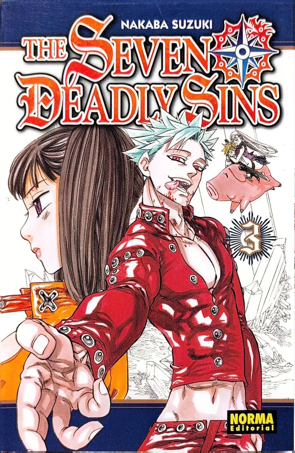 Portada de The Seven Deadly Sins 3 de Nakaba Suzuki