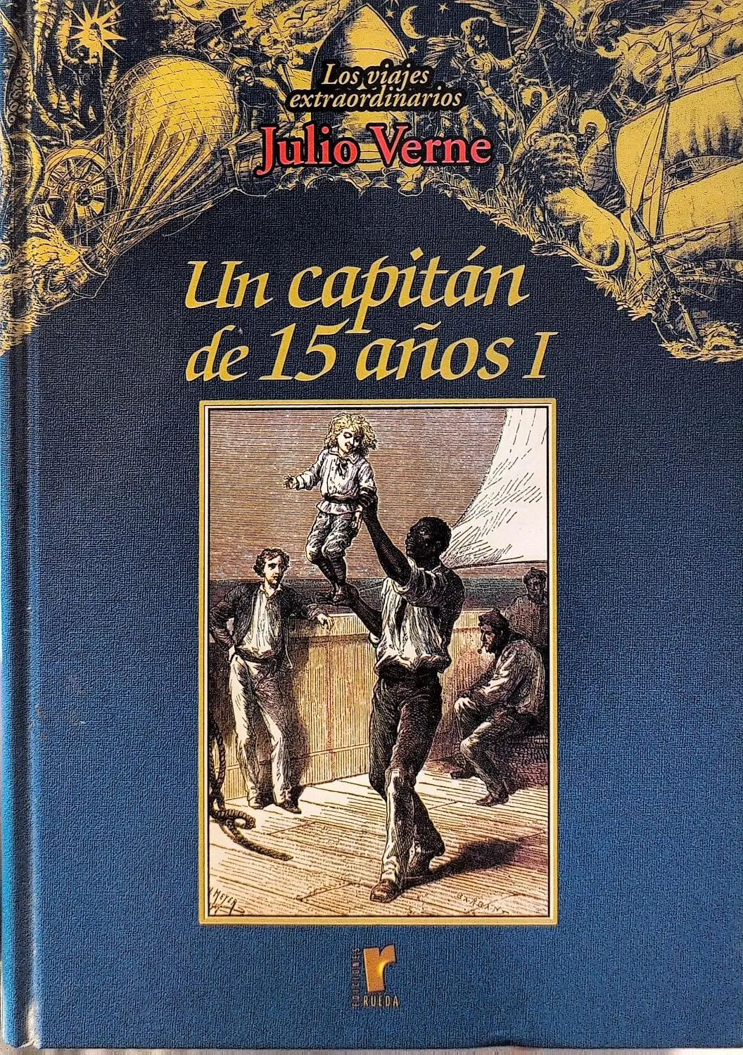 Portada de Un capitán de quince años de Jules Verne