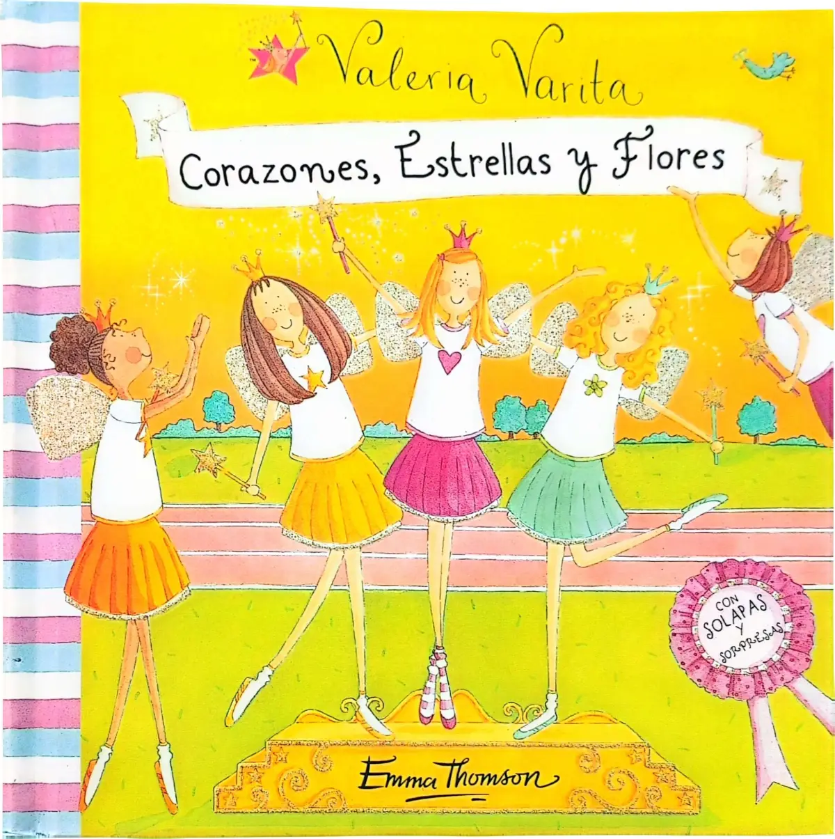 Portada de Valeria Varita: Corazones, Estrellas y Flores de Ed Beascoa